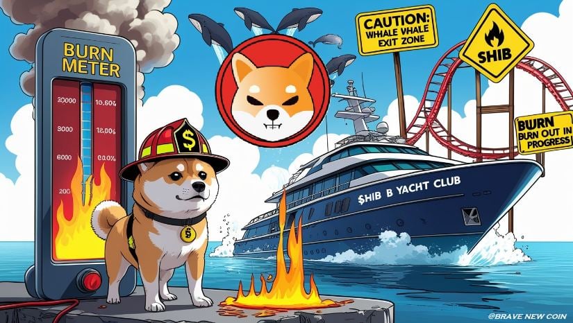Shiba Inu Price Prediction: Shiba Inu Burn Rate Plunges as Whales Exit—Is a Crash Inevitable? – Brave New Coin