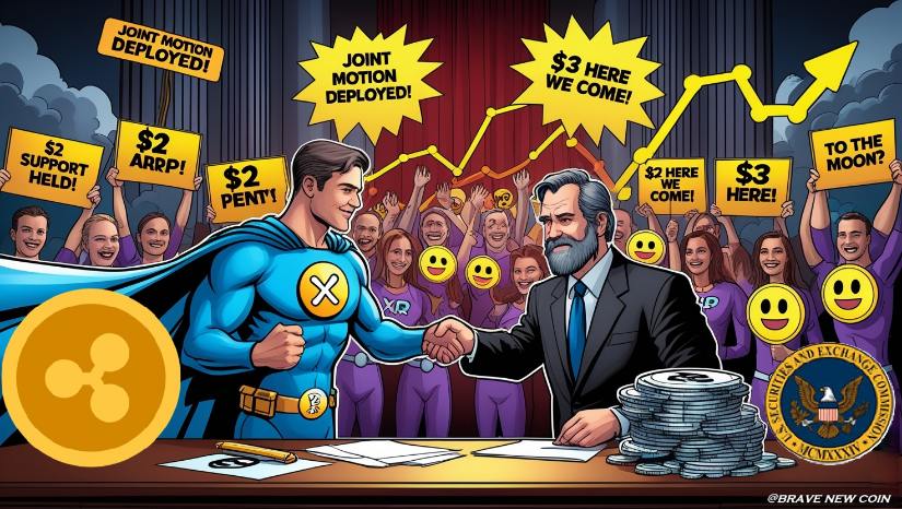 XRP News Today: Ripple-SEC Joint Motion in Lawsuit Could Help XRP Hold Above $2 and Rally Past $3 – Brave
