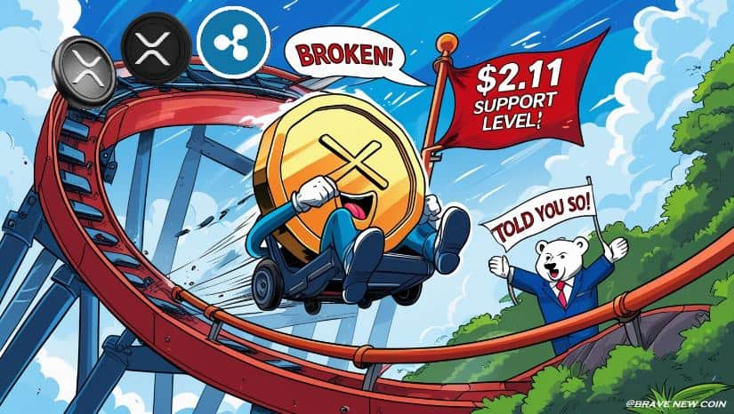 XRP Price Prediction: XRP Drops 6%—Will the Fall Continue Below Key Support? – Brave New Coin