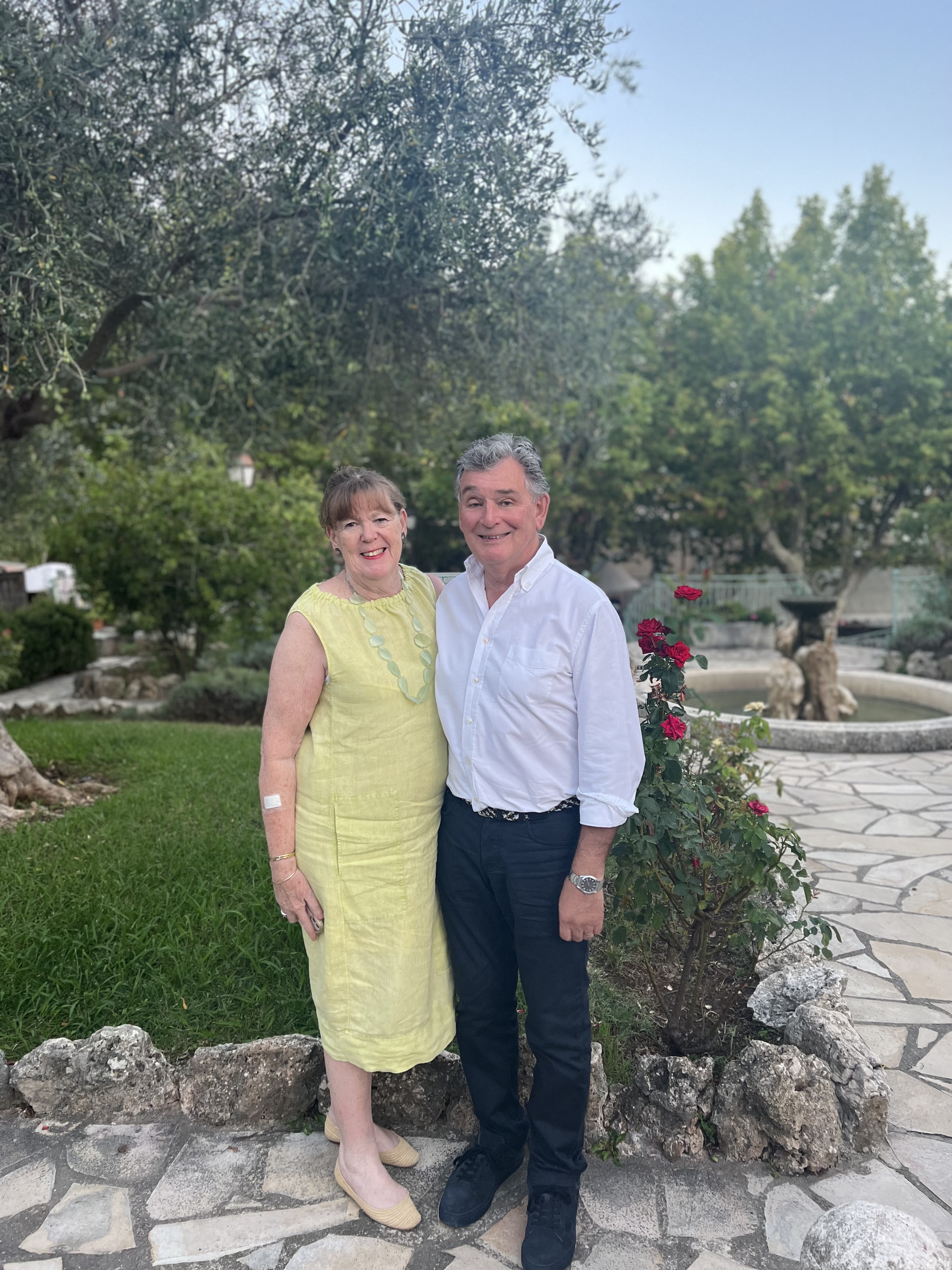 Morgan Stanley International Chairman Jonathan Bloomer and his wife Judy Bloomer.