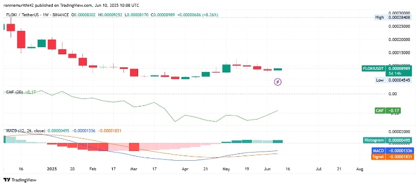 Floki Price Prediction 2025: Weekly Indicators Signal Early Momentum Shift