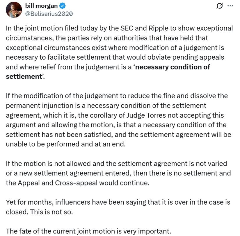 Ripple-SEC Settlement Aims to End $125M XRP Dispute