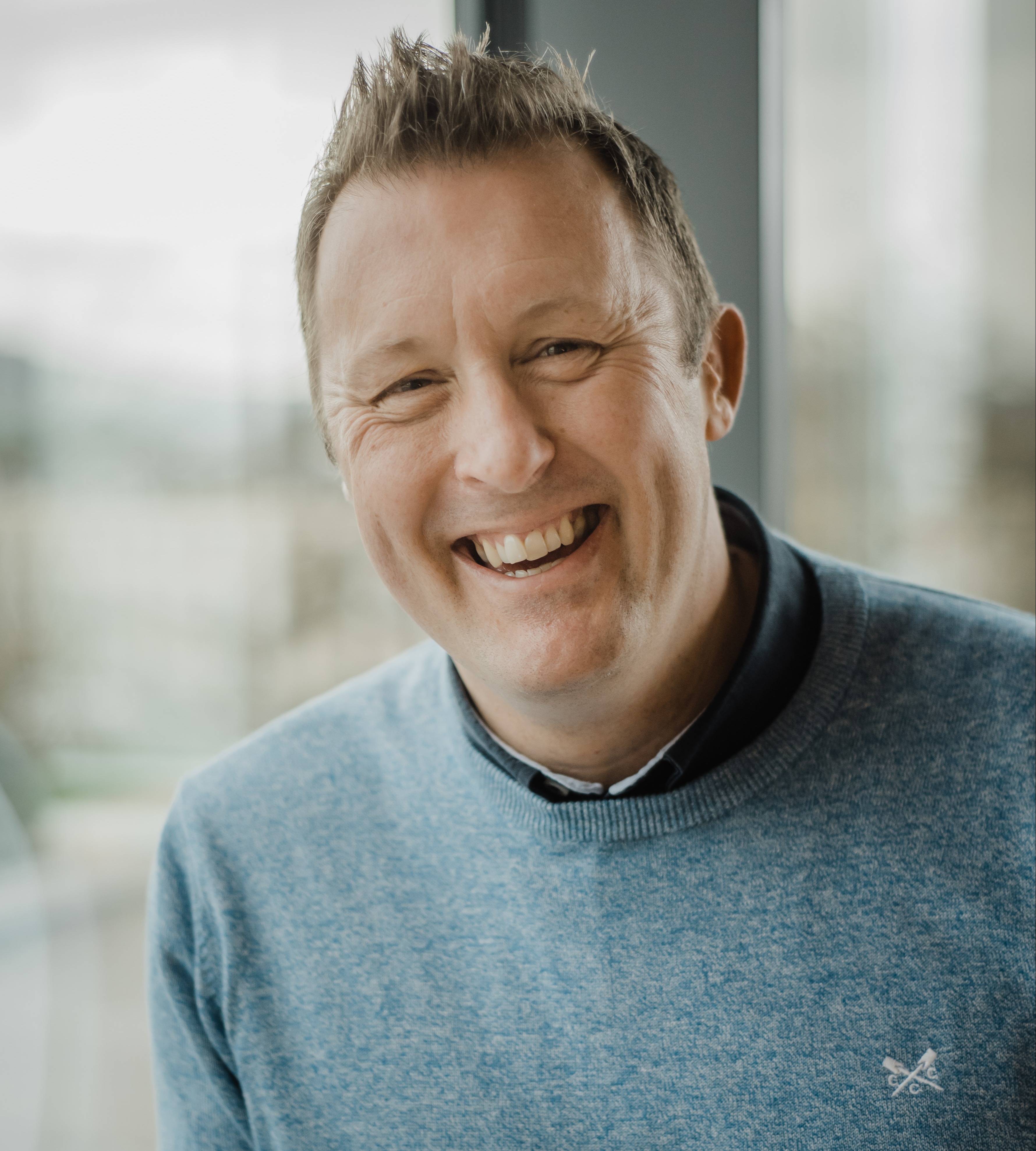 Portrait of a smiling man.