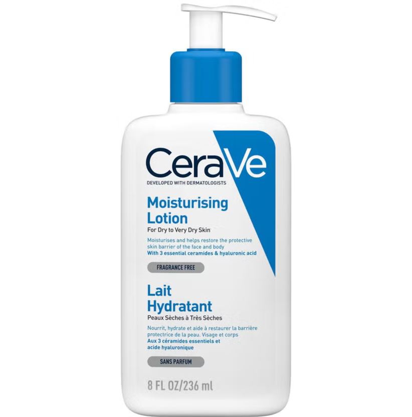CeraVe Moisturizing Lotion bottle.