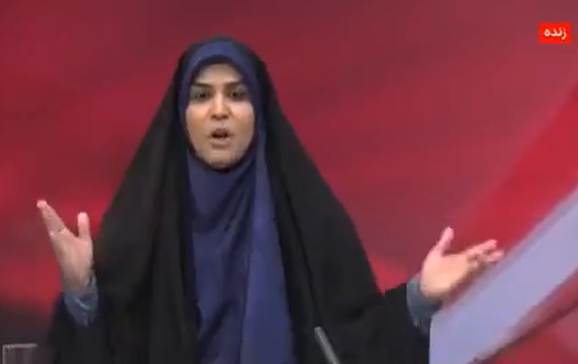 Video footage captures the moment Israel struck the Islamic Republic of Iran Broadcasting headquarters while an anchor was live on air.
