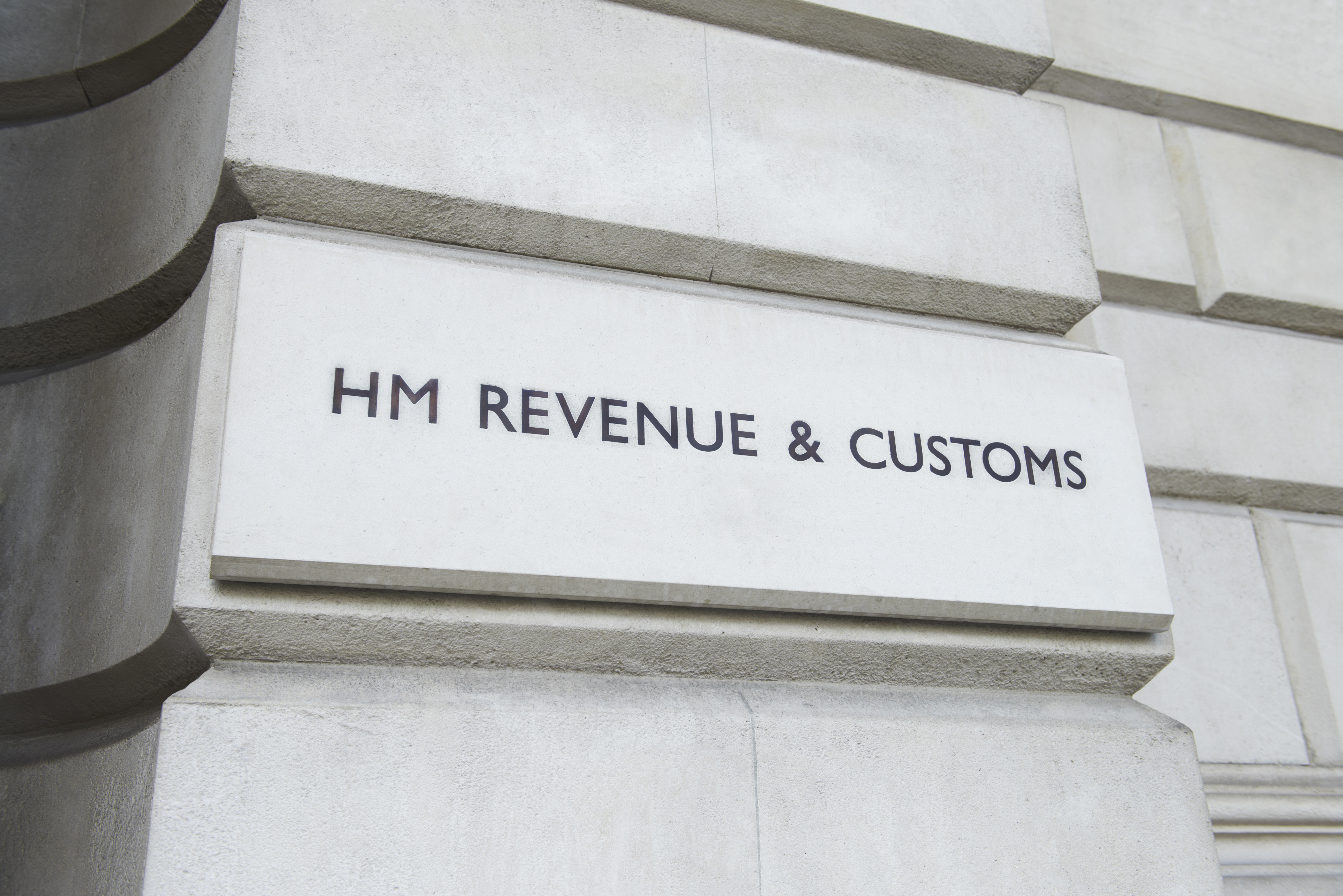 HM Revenue & Customs sign on a building.
