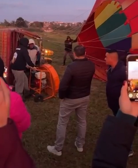 Nascimento recalled watching four fellow passengers being flung from the basket as the winds dragged the balloon across a field.